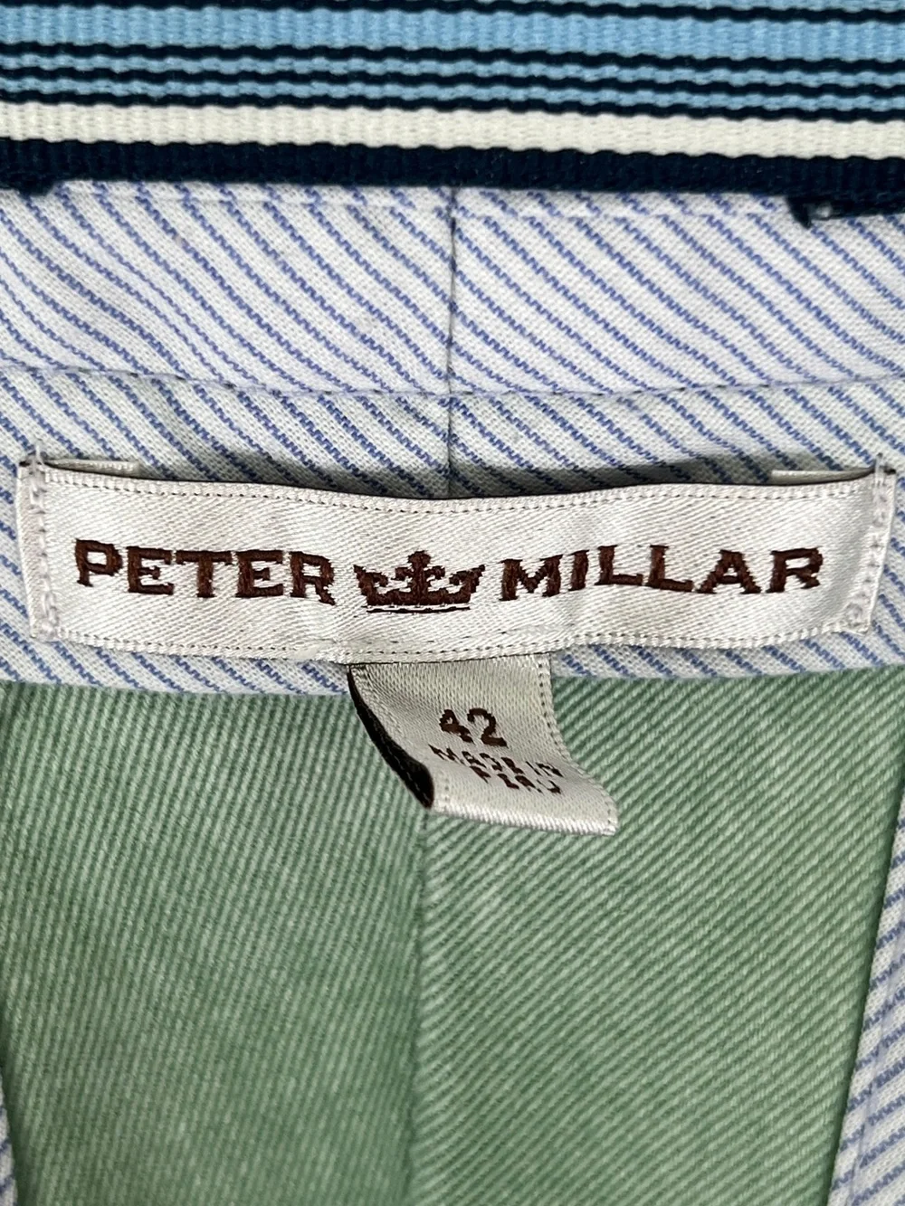 EUC! Peter‎ Millar Green Mens Pants Size 42